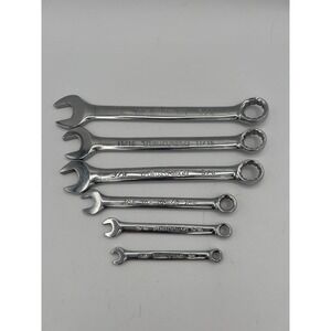 🔧 Tekton 6‑Piece SAE 12‑Point Combination Wrench Set – Standard Size Hand Tools